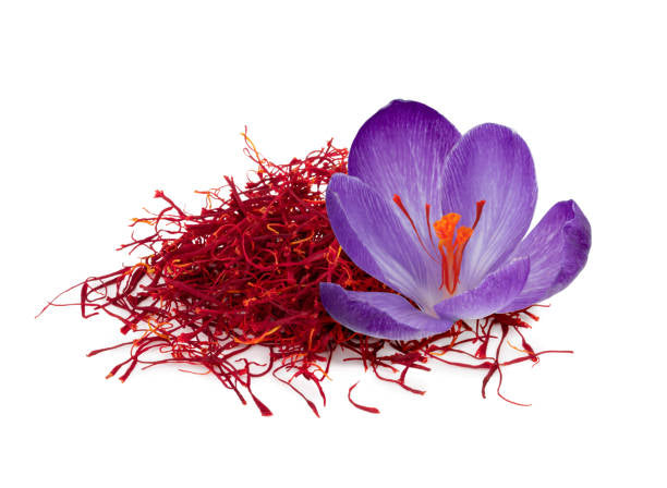 Pujahaat Saffron Essential Oil (Crocus sativus) | Non-Sticky | Non-greasy Healthy Hair | Relaxing Sleep| Oil Skin, Body Soft Hair | Natural Therapeutic Grade - Vegan & Cruelty free - 15 ml