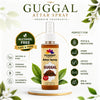 Pujahaat Premium Attar Spray | 100 ml Non Alcoholic Spray | Religious Mist | Air Freshener, Room Mist, Fabric & Linen Spray | Perfect for Prayers Rooms, Living Room, sofas, curtains, car - Guggal Fragrance