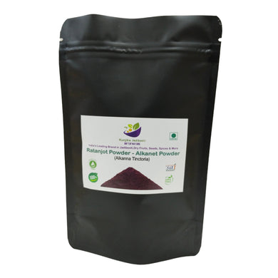 Kunjika Jadibooti Ratanjot Powder- Alkanna Tinctoria -Alkanet Root Powder - Pure & Natural 100 gm