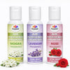 Mogra, Lavender, Rose Air Freshener Concentrate Set of 3 (50ml Each) Makes 1 Liter Each | Long Lasting Room Freshener Liquid | Fragrance Combo for Home, Office, Car | Alcohol-Free Premium Fragrance by Pujahaat