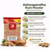 Kunjika Jadibooti Aswagandhada Powder, Ashwagandha root, Asvagandha, Aswaghanda, Aswagandha, Ashavagadha, Asvagangha, Withania somnifera, Boost Immunity - Pure & Natural 100 gm