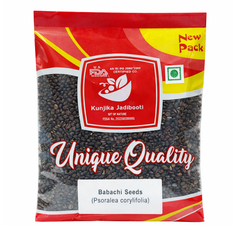 Kunjika Jadibooti Babchi Seed |Babachi Seed | Psoralea corylifolia Seed |Bakuchi Seed 100 Gram