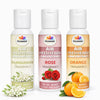 Rajnigandha, Rose, Orange Air Freshener Concentrate Set of 3 (50ml Each) Makes 1 Liter Each | Long Lasting Room Freshener Liquid | Fragrance Combo for Home, Office, Car | Alcohol-Free Premium Fragrance by Pujahaat