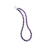 Amethyst Crystal Round Beads Necklace 15 Inches 8 mm Beads Semi precious Mala