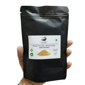 Kunjika Jadibooti Belgiri Powder | Bealgiri - Bael Phal Dry| Aegle Marmelos | Wood Apple 100 gm