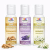 Sandalwood, Lavender, Jasmine Air Freshener Concentrate Set of 3 (50ml Each) Makes 1 Liter Each | Long Lasting Room Freshener Liquid | Fragrance Combo for Home, Office, Car | Alcohol-Free Premium Fragrance by Pujahaat