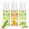 Green Apple, Orange, Lemongrass Air Freshener Concentrate Set of 3 (50ml Each) Makes 1 Liter Each | Long Lasting Room Freshener Liquid | Fragrance Combo for Home, Office, Car | Alcohol-Free Premium Fragrance by Pujahaat