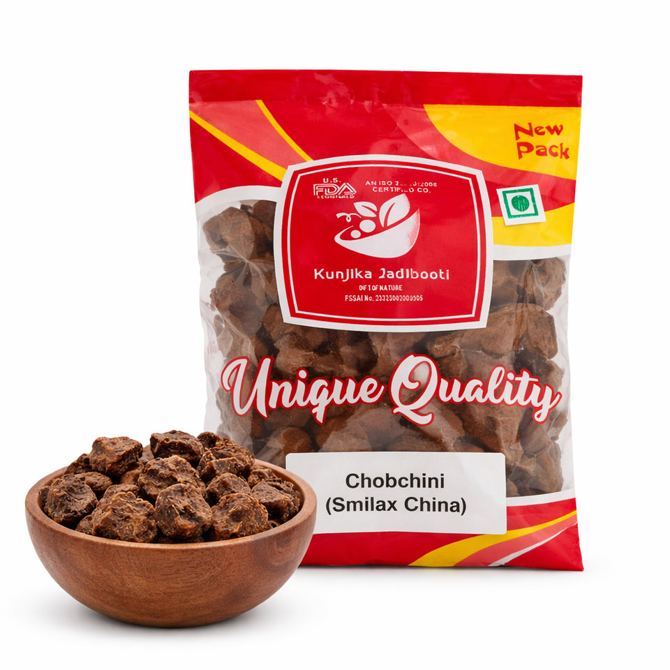 Kunjika Jadibooti Chobchini-Chopchini-Raw Herb-Smilax Glabra 100 gm
