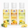 Pineapple, Orange, Lemon Air Freshener Concentrate Set of 3 (50ml Each) Makes 1 Liter Each | Long Lasting Room Freshener Liquid | Fragrance Combo for Home, Office, Car | Alcohol-Free Premium Fragrance by Pujahaat
