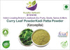 Kunjika Jadibooti Curry leaves Powder | Karuveppilai Powder | Kadi Patta Powder | Karibevu Powder for Hair & Eating (100 GM)