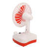 High Speed Multi Function Powerful Rechargeable Table Desk Fan 5 Inch Ultra High Speed with Reading Lamp