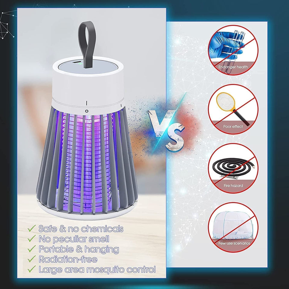 ZapZero: Silent, Eco-Friendly Mosquito Killer with Night Light