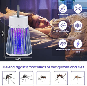 Safe & Effective Mosquito Trap Lamp (USB Powered)