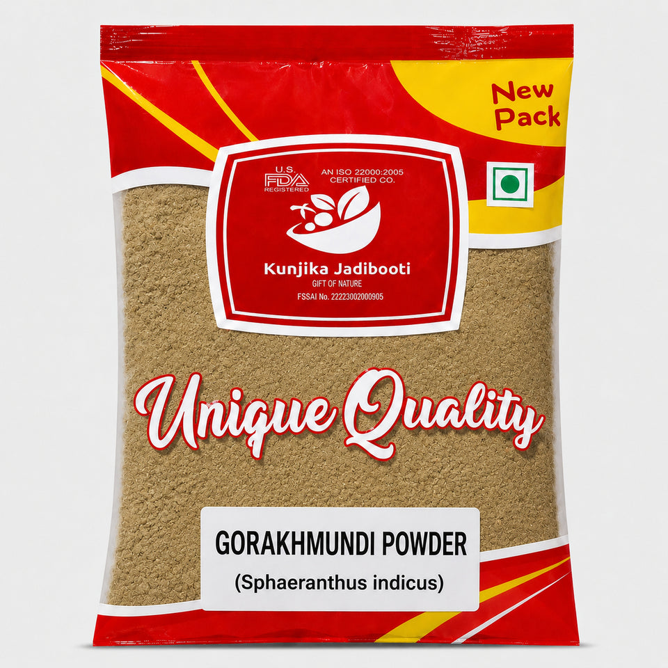 Kunjika Jadibooti Gorakmundi Powder / Sphaeranthus Indicus /Gorakhmundi Powder 100 gm
