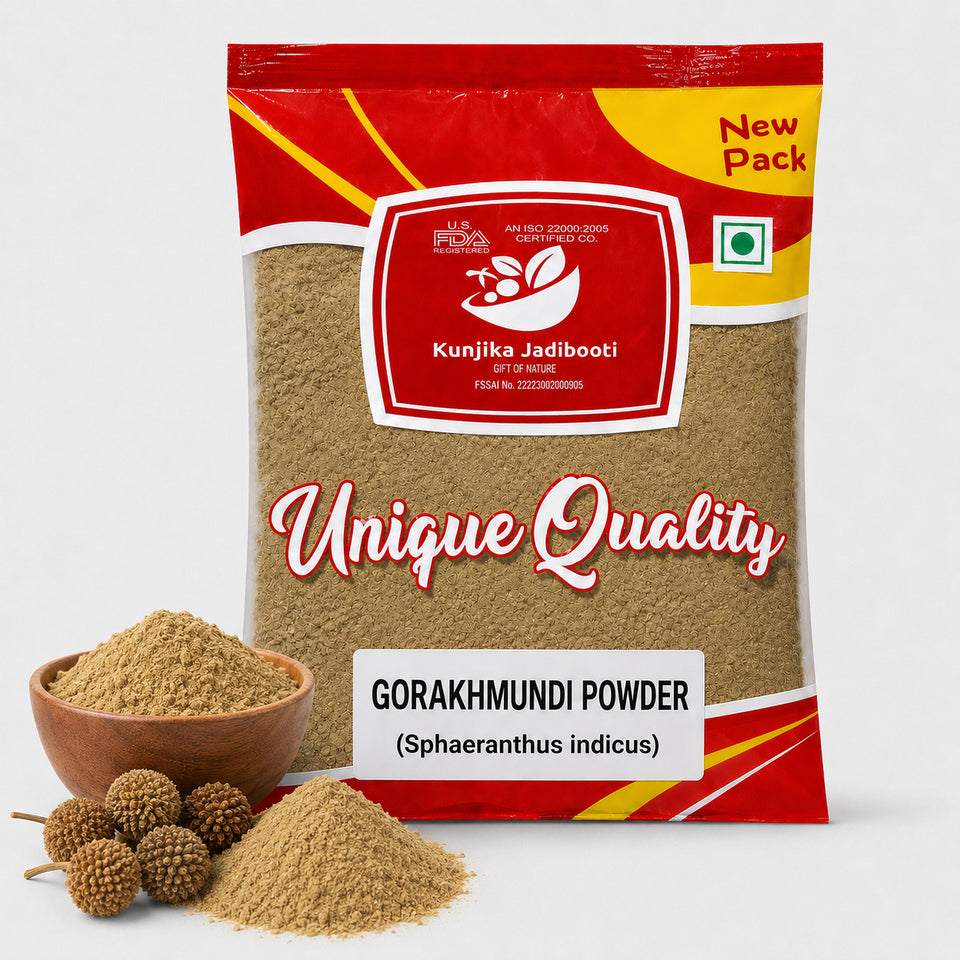 Kunjika Jadibooti Gorakmundi Powder / Sphaeranthus Indicus /Gorakhmundi Powder 100 gm