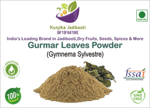 Kunjika Jadibooti Gurmar Powder - Gudmar Powder-Madhunashini Powder - Gymnema Sylvestre - Periploca Of The Woods 100 gm