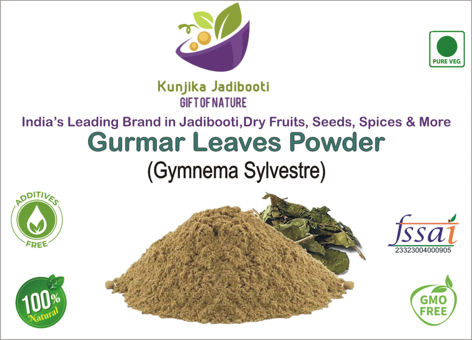Kunjika Jadibooti Gurmar Powder - Gudmar Powder-Madhunashini Powder - Gymnema Sylvestre - Periploca Of The Woods 100 gm