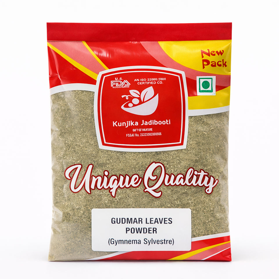 Kunjika Jadibooti Gurmar Powder - Gudmar Powder-Madhunashini Powder - Gymnema Sylvestre - Periploca Of The Woods 100 gm