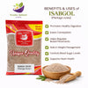 Kunjika Jadibooti Isabgol Beej - Psyllium Seeds - Edible Isabgol Seeds - Plantago Ovata - 100 gm