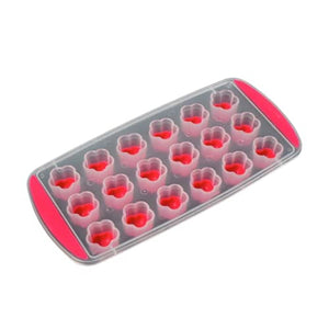 Ice Mould Flower Shape 18 Cavity Mould Pop out Ice Tray Sphere Ice Flower Mould Small Ice Flower Tray Mini Ice Cube Tray