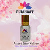 Pujahaat Premium Alcohol Free Attar | Ittar 6ml, Long-Lasting Travel Size Roll-On, Best Inspired Attar Fragrance Oil - Vanilla