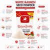 Kunjika Jadibooti White Kaunch Beej Powder, Konch Seed Churan, Safed Koch ke beej, Alkushi, Kauch, Mucuna Pruriens, Velvet Beans, Kapikachhu Powder (100 Grams)