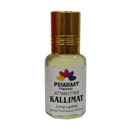 Pujahaat Premium Alcohol Free Attar | Ittar 6ml, Long-Lasting Travel Size Roll-On, Best Inspired Attar Fragrance Oil - Kallimat