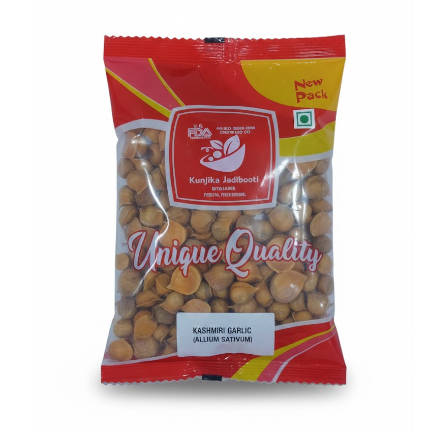 Kunjika Jadibooti Himalayan Garlic/Kashmiri Lehsun Himalayan Single Clove Garlic for Strong Immunity & Diabetes (100 Grams)