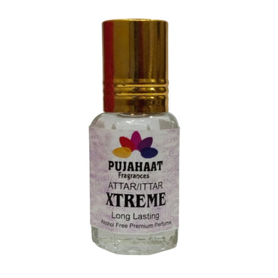 Pujahaat Premium Alcohol Free Attar | Ittar 6ml, Long-Lasting Travel Size Roll-On, Best Inspired Attar Fragrance Oil - Xtreme