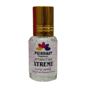 Pujahaat Premium Alcohol Free Attar | Ittar 6ml, Long-Lasting Travel Size Roll-On, Best Inspired Attar Fragrance Oil - Xtreme