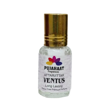Pujahaat Premium Alcohol Free Attar | Ittar 6ml, Long-Lasting Travel Size Roll-On, Best Inspired Attar Fragrance Oil - Ventus