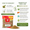 Kunjika Jadibooti Bhringraj Powder for Hair Growth, Skin and Eating Natural, Eclipta alba, Bringraj Powder, Bhringrajasava, Bringaraja 100 grams
