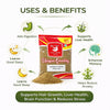 Kunjika Jadibooti Bhringraj Powder for Hair Growth, Skin and Eating Natural, Eclipta alba, Bringraj Powder, Bhringrajasava, Bringaraja 100 grams