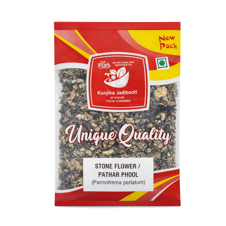 Kunjika Jadibooti Black Stone Flower Spice, Pathar/Patthar ke Phool Spice | Dagad Phool, Kalpasi | For Flavourful Cooking 100 grams