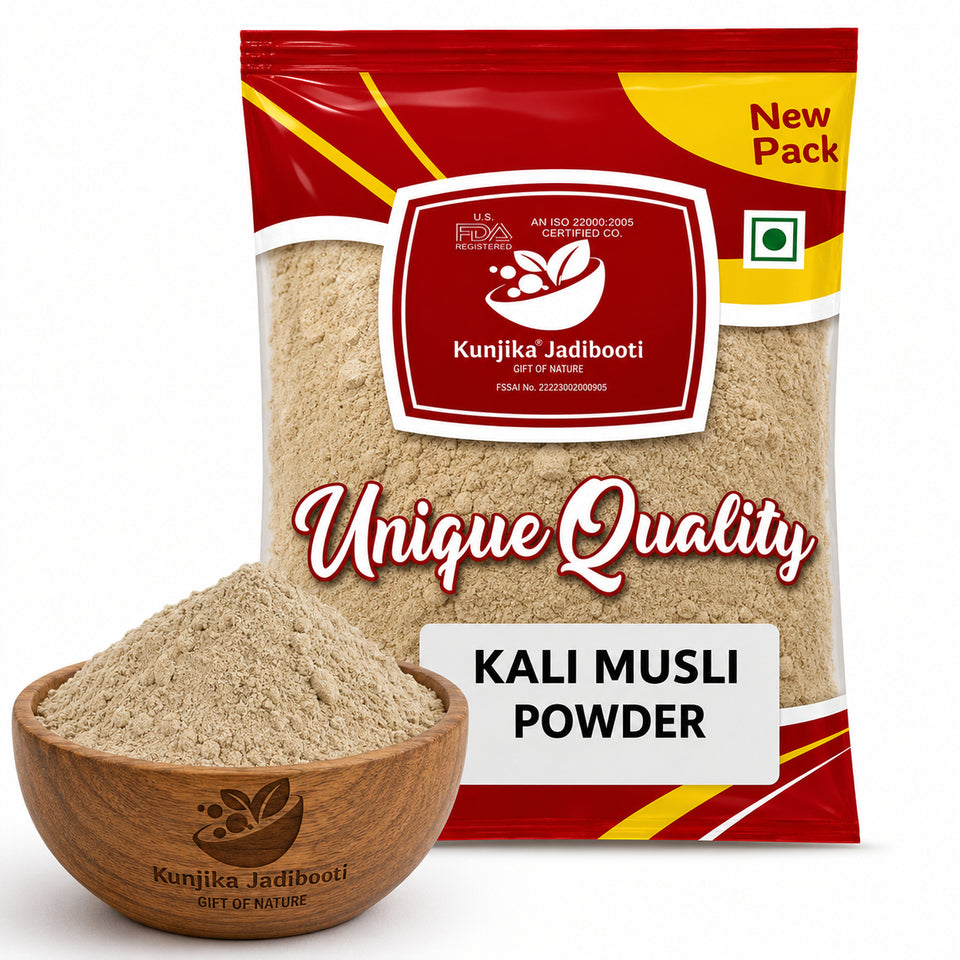 Kunjika Jadibooti Kali Musli - Curculigo Orchiodes - Black Musli Powder -100 grams