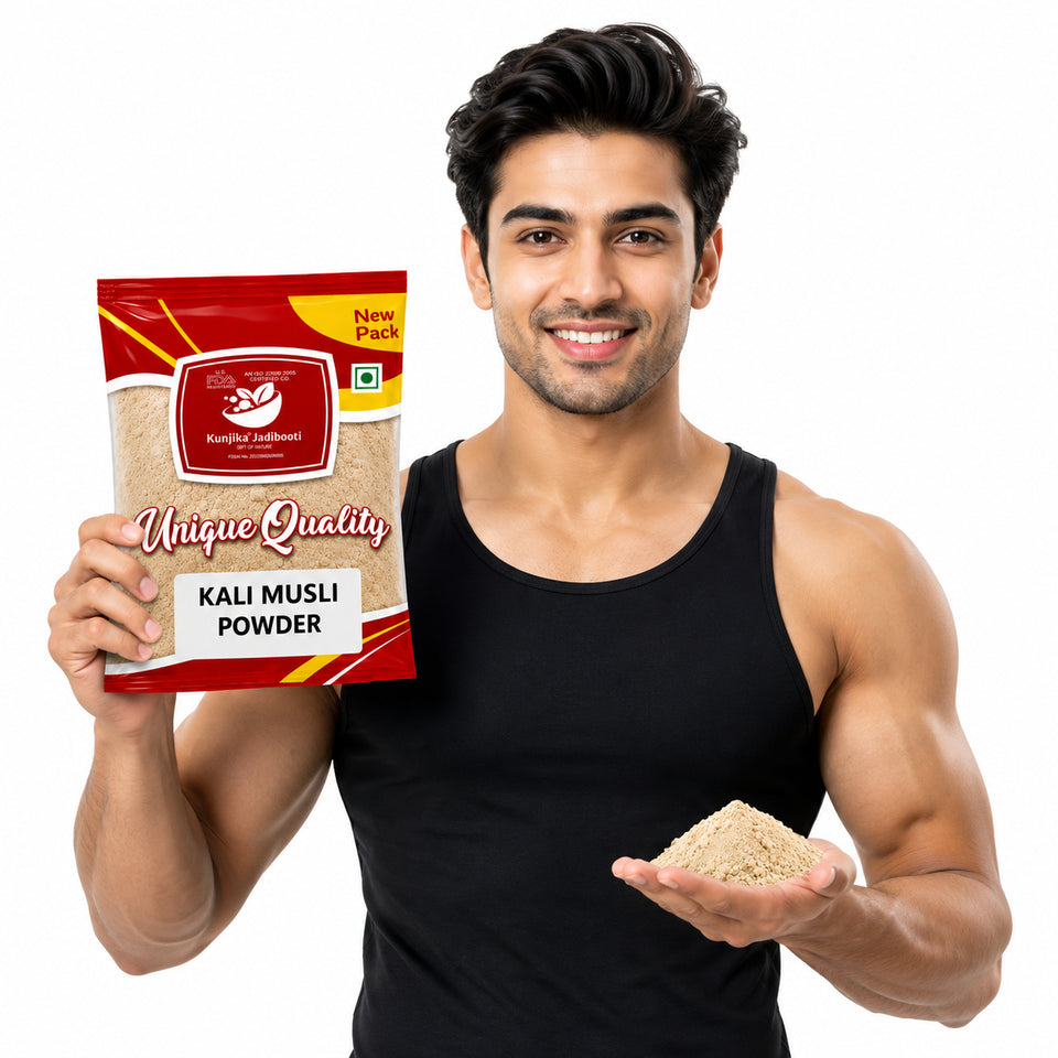Kunjika Jadibooti Kali Musli - Curculigo Orchiodes - Black Musli Powder -100 grams