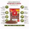 Kunjika Jadibooti Khubkala Seeds / Khoobkala / Sisymbrium Irio / Jangli Sarson/  Hedge Mustard Seeds -100 grams