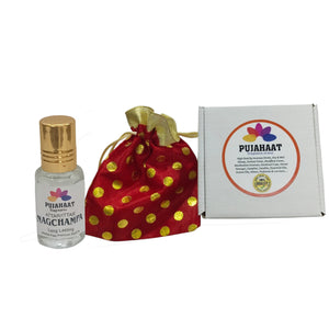 Pujahaat Premium Alcohol Free Attar | Ittar 6ml, Long-Lasting Travel Size Roll-On, Best Inspired Attar Fragrance Oil - Nagchampa