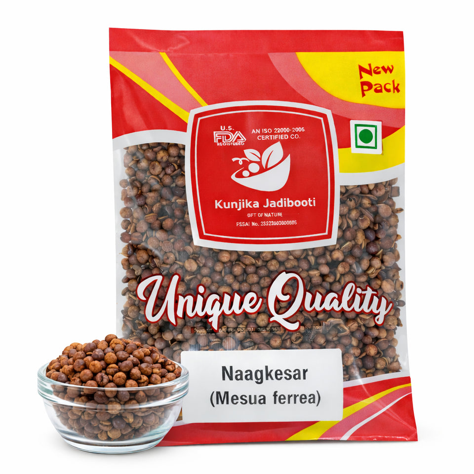 Kunjika Jadibooti Naagkesar/Nagkesar/Mesua ferrea/ Iron Wood tree/ Ochrocarpus Longifolius - Cobra's Saffron - 100gms