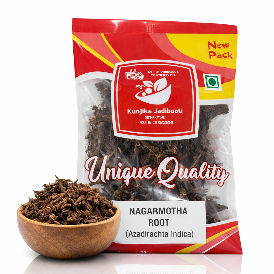 Kunjika Jadibooti Nagarmotha | Nagar Mutha | Nagarmotha Roots | Nagarmotha Jadd | Nutsedge Grass | Cyperus Rotundus - 100 gms