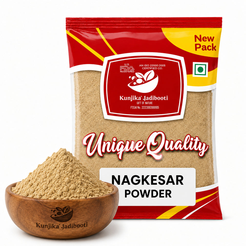 Kunjika Jadibooti Naagkesar/Nagkesar/Mesua ferrea/ Iron Wood tree/ Ochrocarpus Longifolius - Cobra's Saffron Powder - 100 gms