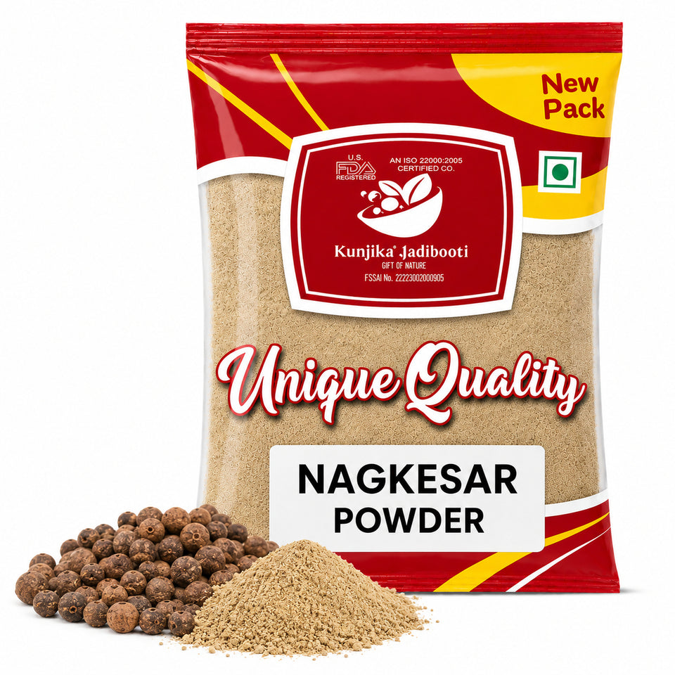 Kunjika Jadibooti Naagkesar/Nagkesar/Mesua ferrea/ Iron Wood tree/ Ochrocarpus Longifolius - Cobra's Saffron Powder - 100 gms