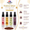 Pujahaat Set of 4 Perfume Attar Spray 8ml | itra/ittar Perfume | For Pooja/Personal Use Evil Eye, Fruit Punch, Khus, Ylang Ylang