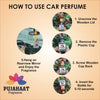 Car Perfume Hanging Pod 10ml Mixed Fruit Premium Fragrance by Pujahaat | High Diffusion with Premium Fragrance Oils with Wooden Diffuser Lid | Long Lasting | Lasts Up to 45 Days - Mixed Fruit