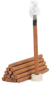 Pujahaat Levender Rare Premium Scented Incense Stick | Dry Dhoop Stick | No Charcoal, Bambooless | Dhoop Batti 4 inches with free Holder - Levender Fragrance