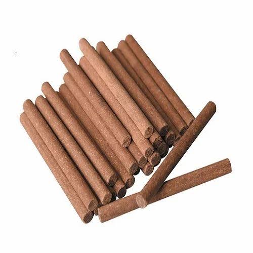 Pujahaat Kasturi Premium Scented Incense Stick | Dry Dhoop Stick | No Charcoal, Bambooless | Dhoop Batti 4 inches with free Holder - Kasturi (Musk) Fragrance - 100 Gms