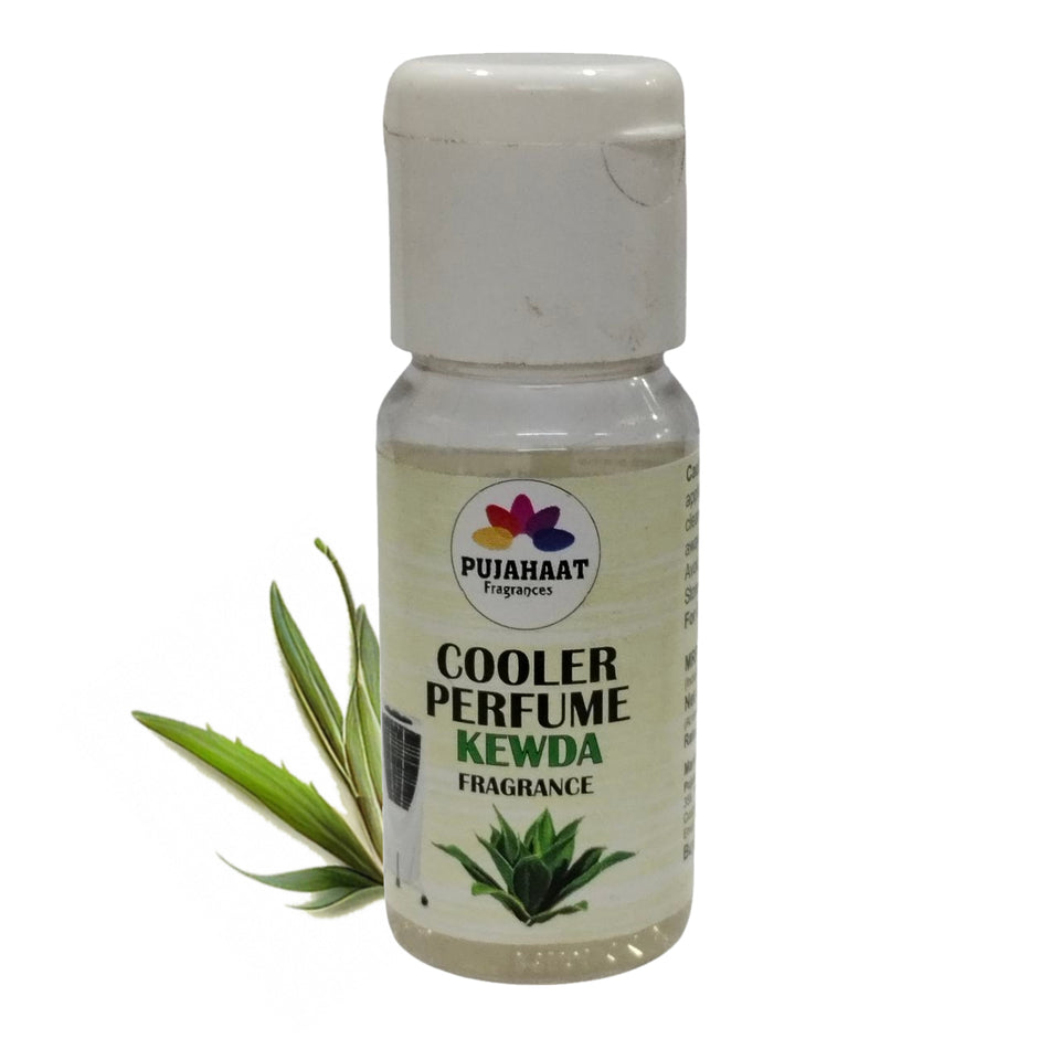 Pujahaat Khus, Kevda Cooler Perfume / Aroma Diffuser Oil or Fragrance, Long Lasting Cooler Scent/Aroma Diffuser Fragrance Oil - Multipurpose Aroma Oil Perfume for Cooler - 25 ml each (2 X 25 ml)