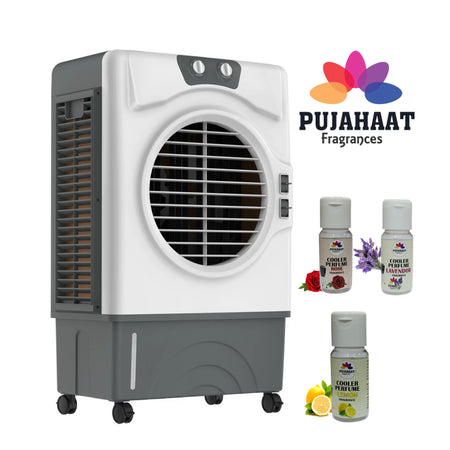Pujahaat Kewda Cooler Perfume/Aroma Diffuser Oil or Fragrance, Long Lasting Cooler Scent/Aroma Diffuser Fragrance Oil - Multipurpose Aroma Oil Perfume for Cooler - 25 ml each (2 X 25 ml)