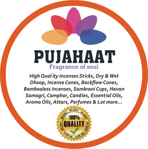 Pineapple Fragrance Premium Scented Backflow Incense Dhoop Cone by Pujahaat | No Charcoal No Bamboo | for Pooja, Rituals & Special Occasions, Smoke Fountain - 200 Gms