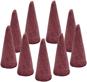 Rose Fragrance Premium Scented Incense Dhoop Cone by Pujahaat | No Charcoal No Bamboo | for Pooja, Rituals & Special Occassions, Dhoop Batti- 80 Gms